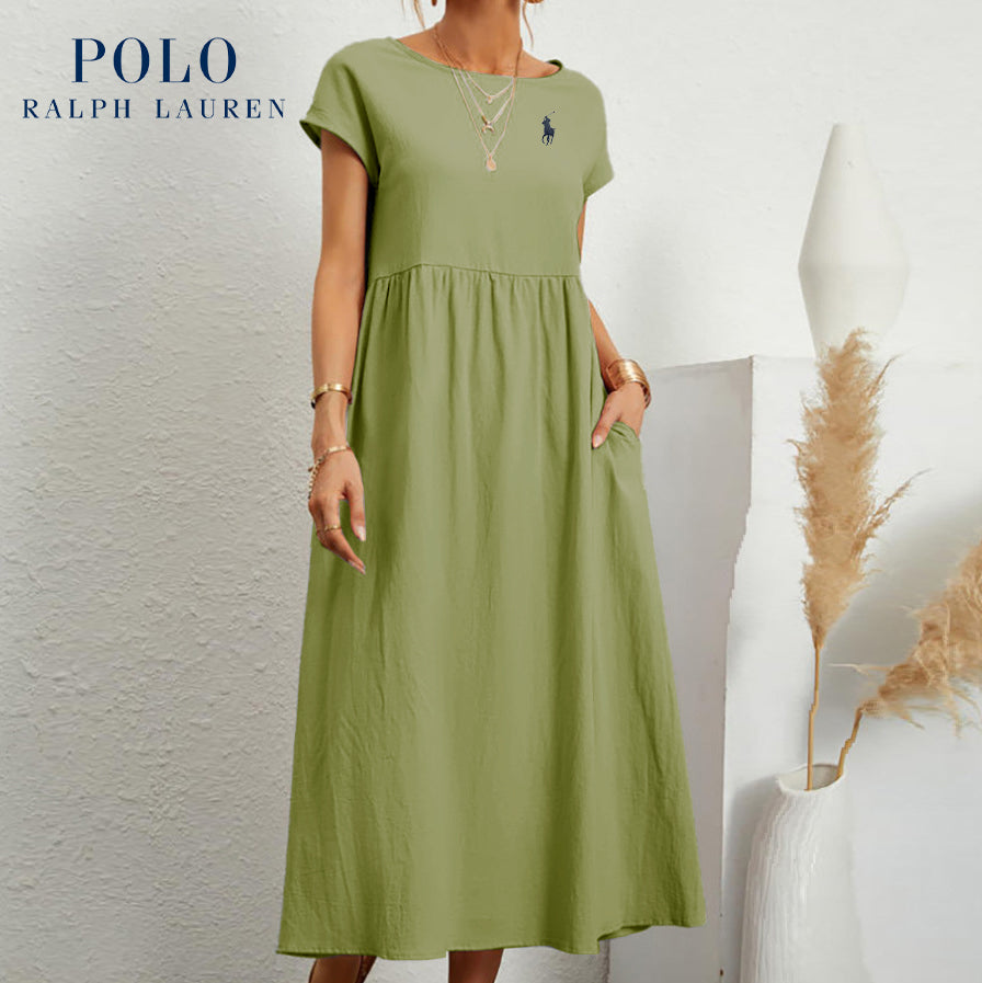 RL – Robe Élégante Femme en Coton et Lin | Légère & Chic