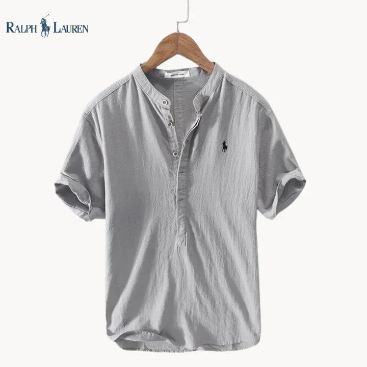 Camisa de lino premium para hombre de verano