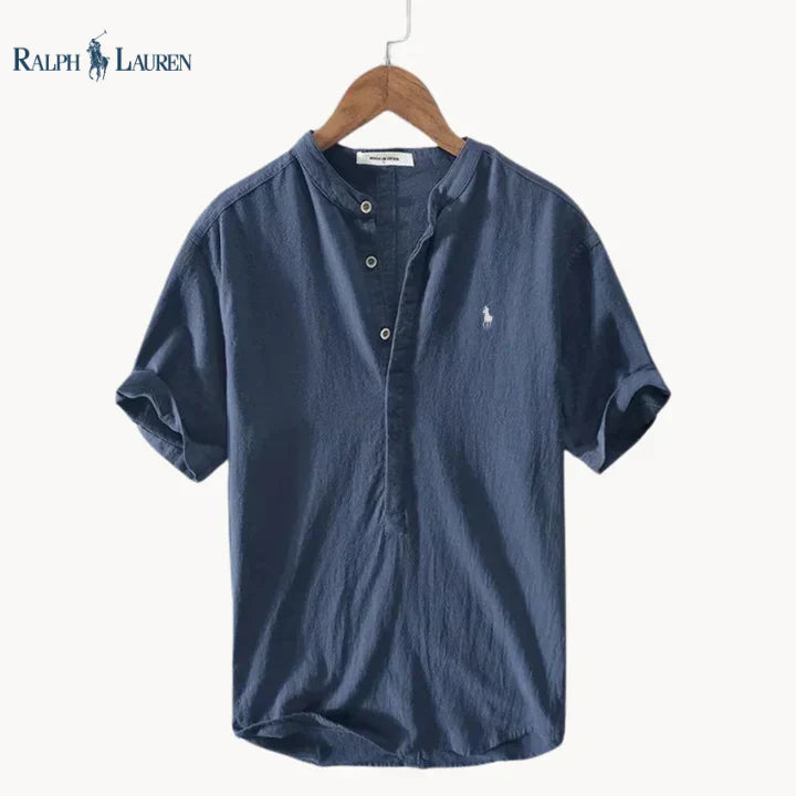 Camisa de lino premium para hombre de verano