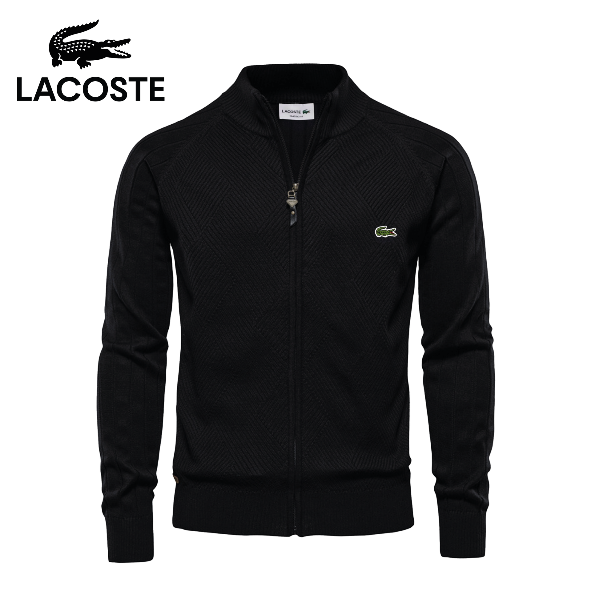 Sweat zippé texturé pour homme LC || Soldes de liquidation